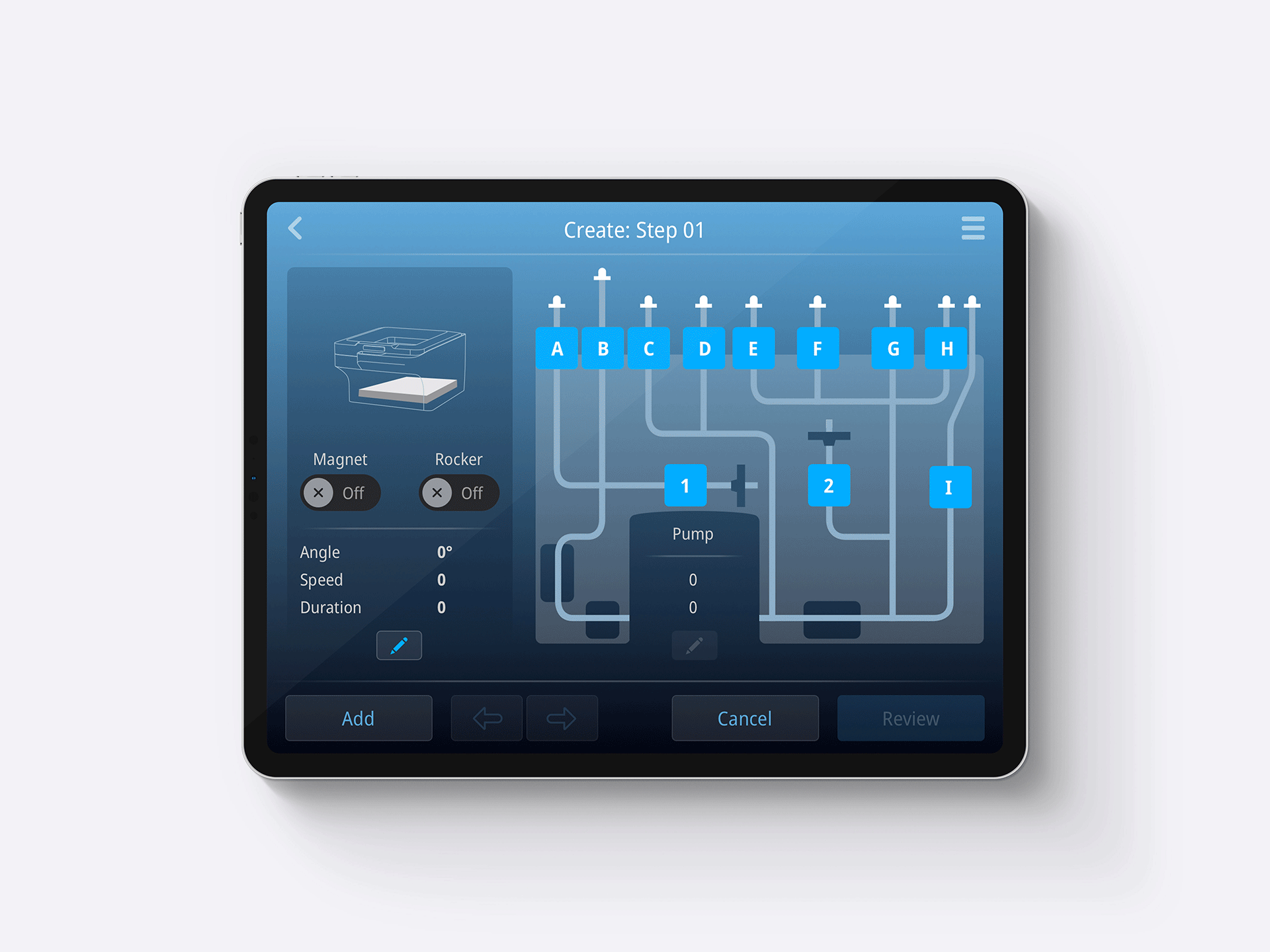 Control for Tube Site Selections